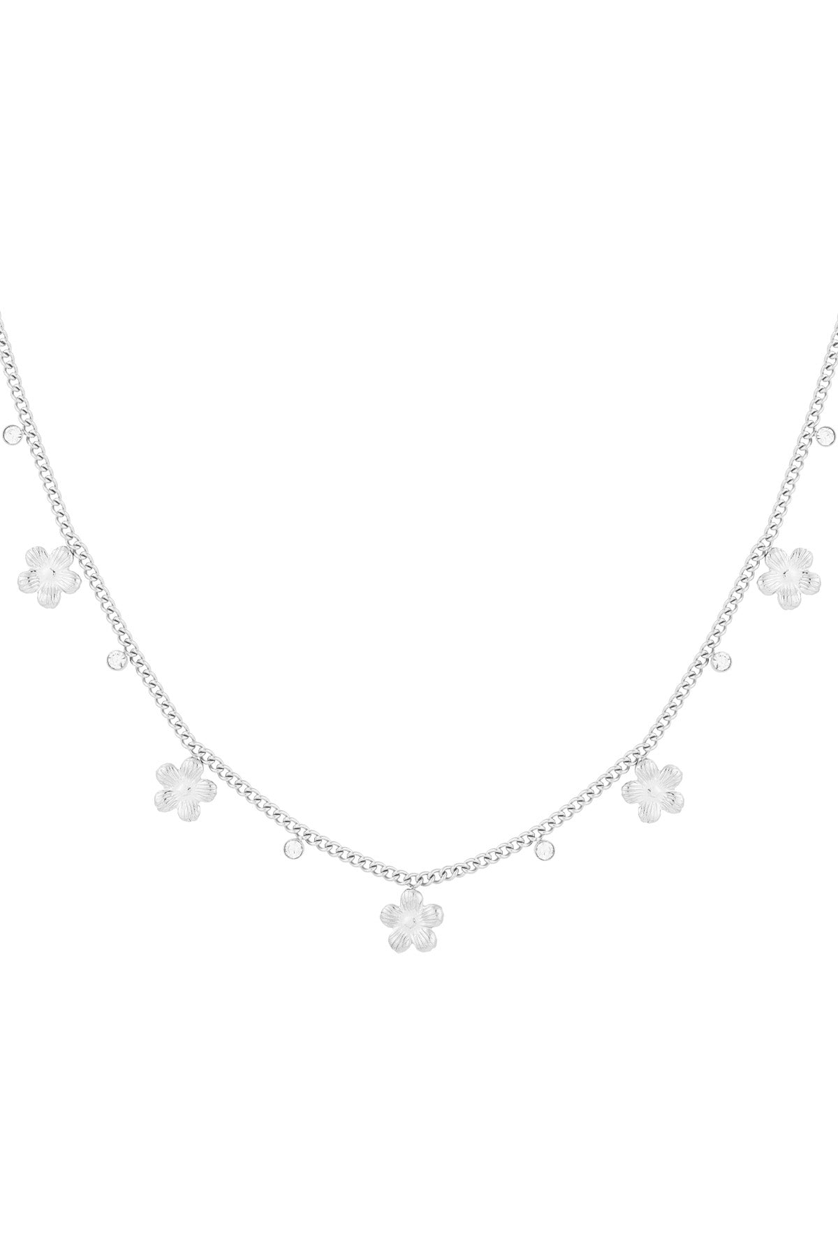 Gleaming flower ketting