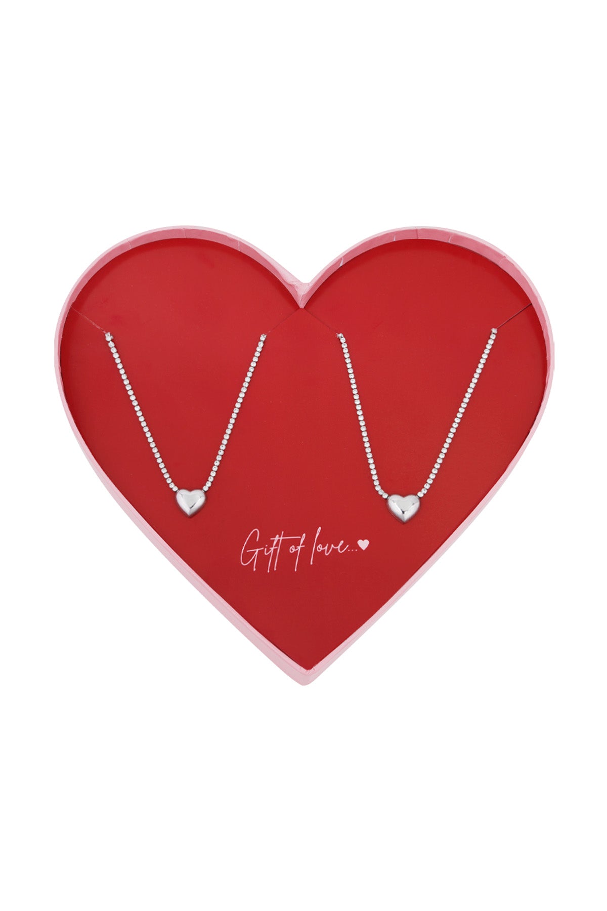 Love hearts kettingen