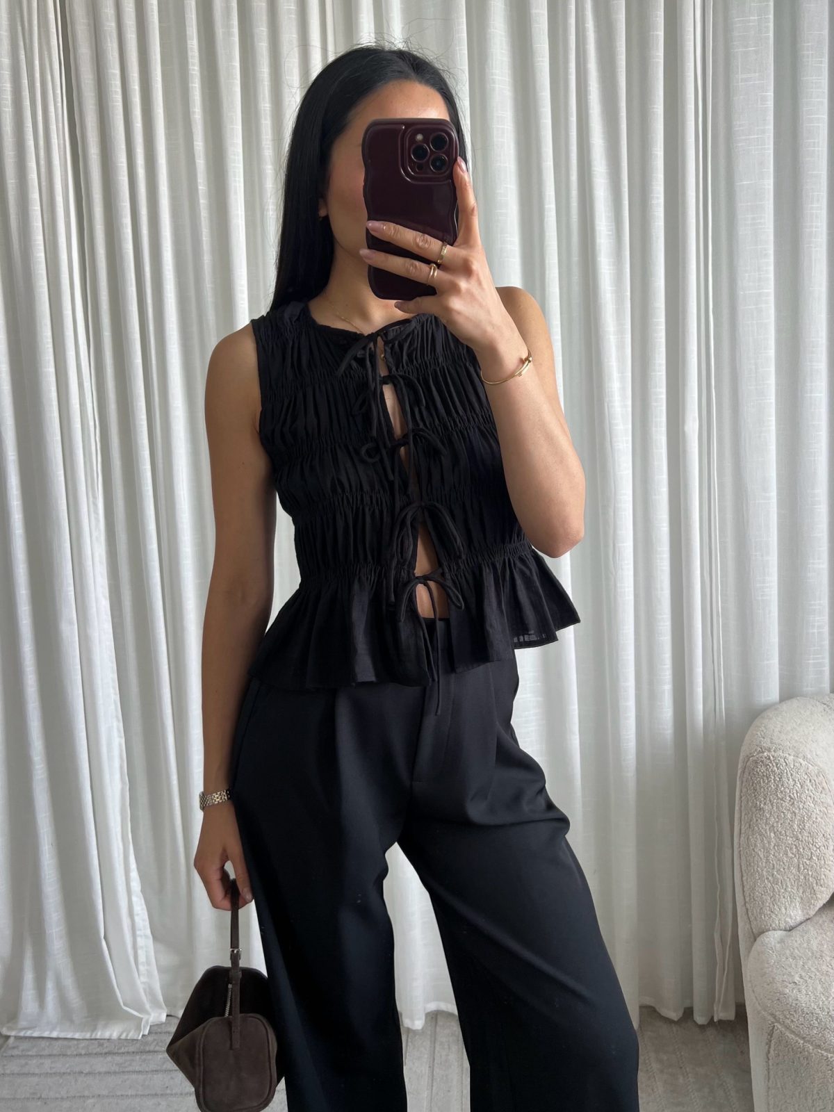 Jasi top black