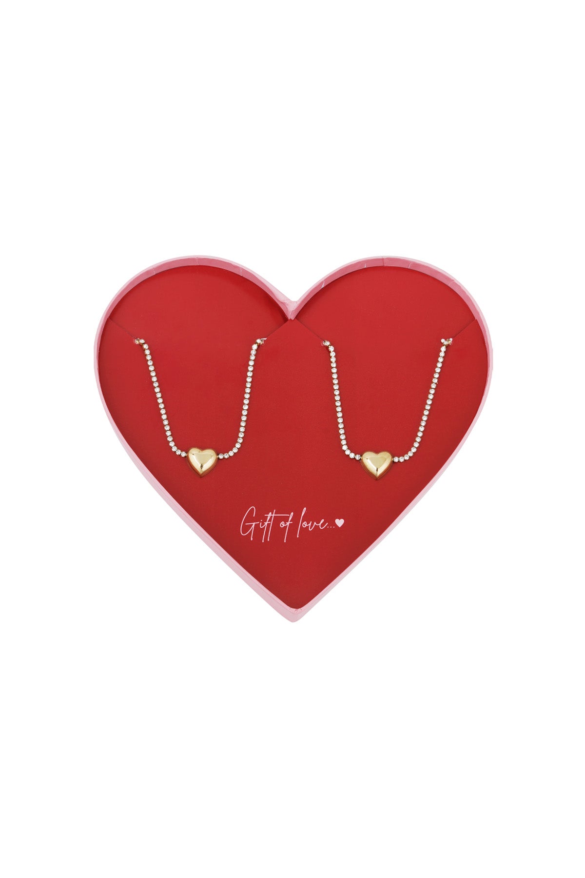 Love hearts armbanden