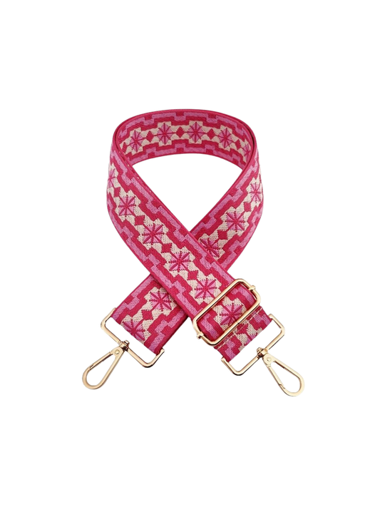 Bag strap donkerroze