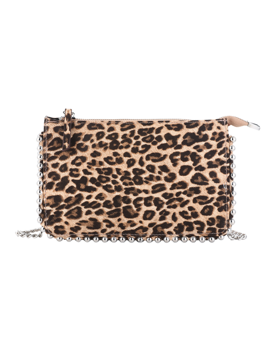 Schoudertasje leopard
